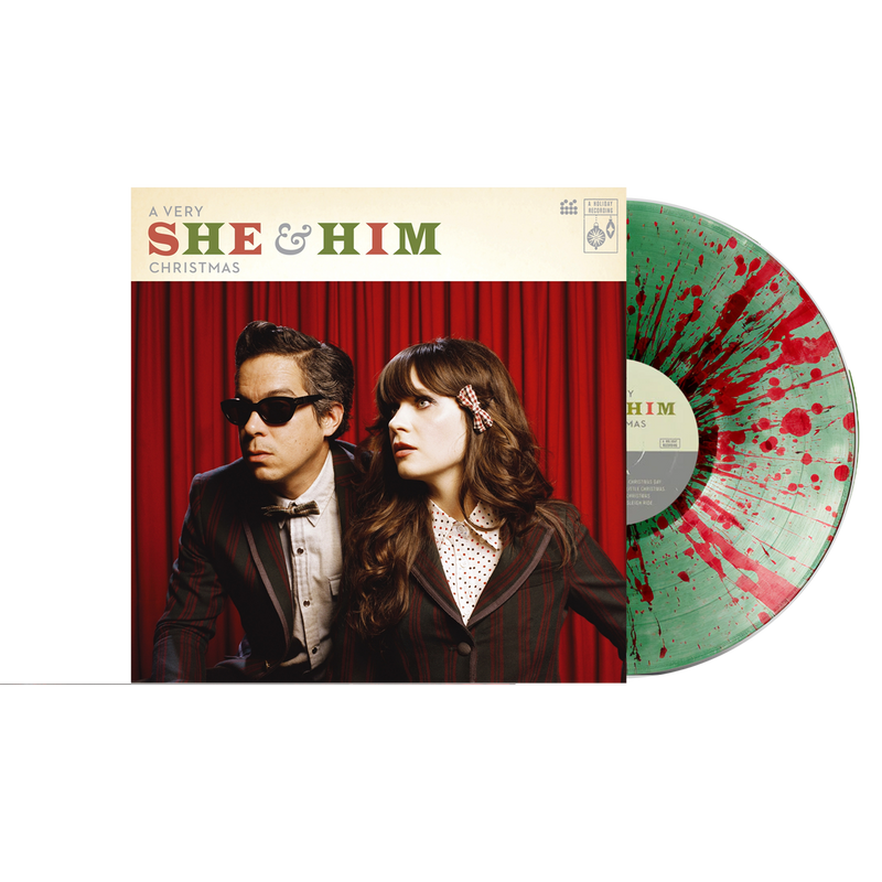 She & Him - A Very She & Him Christmas (Limited Green & Splatter She & Him - A Very She & Him Christmas (Limited Green & Splatter